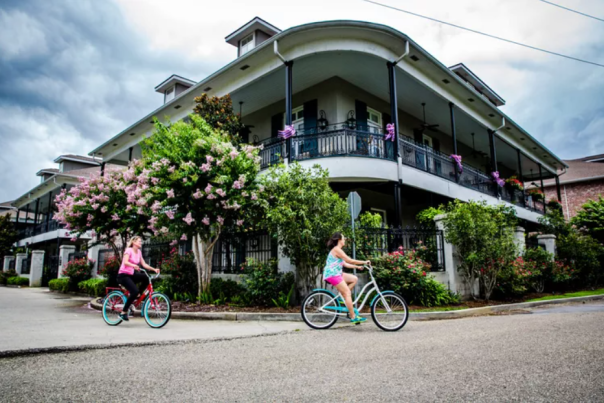 Biking in Covington