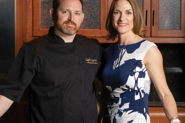 Chef Joey Najolia & Wife Brandi, Cafe Lynn