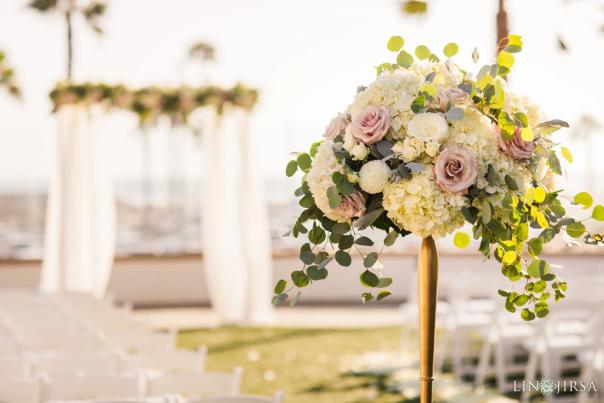 Waterfront Wedding Setup