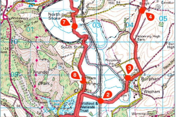 Arundel & Amberley Map