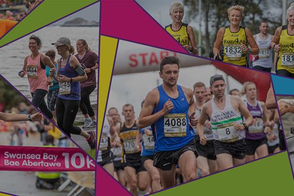 Swansea Bay 10k runners
