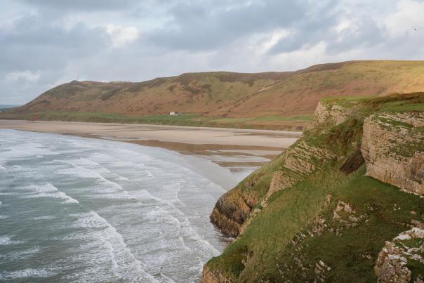 Winter in Rhossili Bay