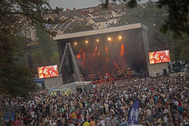 Take a look at Catfish and the Bottlemen in Singleton Park