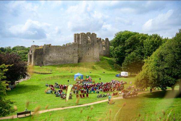 Outdoor Theatre at Oystermouth Castle