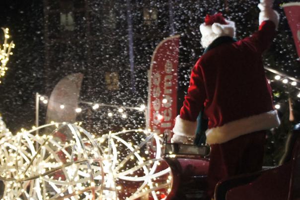 Santa Clause at the 2019 Swansea Parade