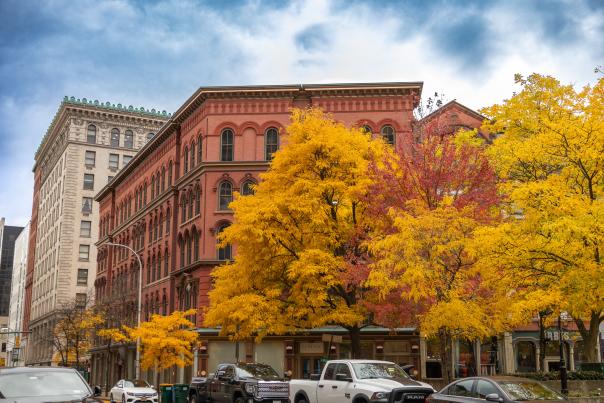 Hanover Square in the Fall
