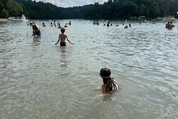 Green Lakes State Park Summer Swimming