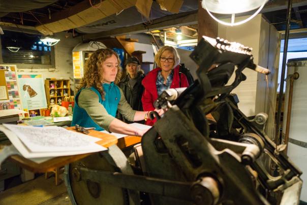 Printmakers show their trade during studio tours at Tacoma Arts Month