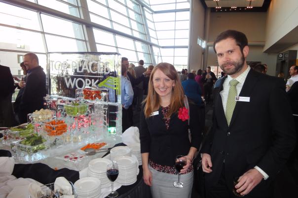 Bridget and Paul at Top Places to Work event 2011