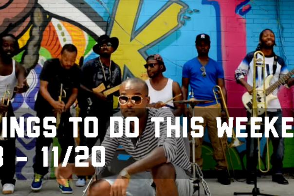 Header 5 things to do this weekend 11/18-11/20