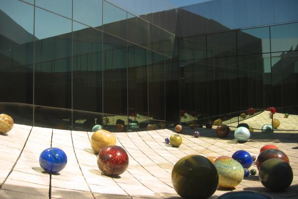 Glass balls at Tacoma Art Museum (TAM) in Tacoma, Washington