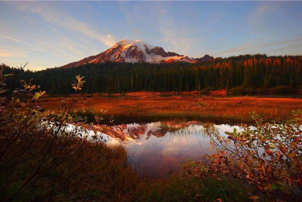 mount rainier fall