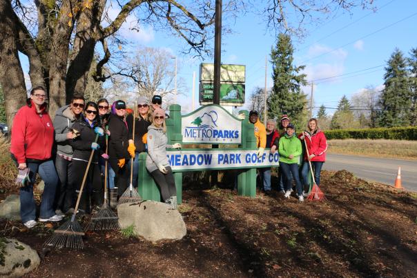 Travel Tacoma Team Works at Meadow Park Golf Course