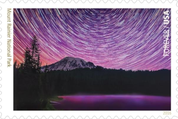 Mt. Rainier stamp