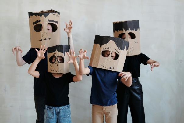 halloween family silly masks costume