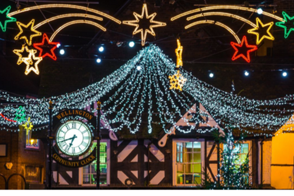 Christmas Light switch on's in Telford Towns 