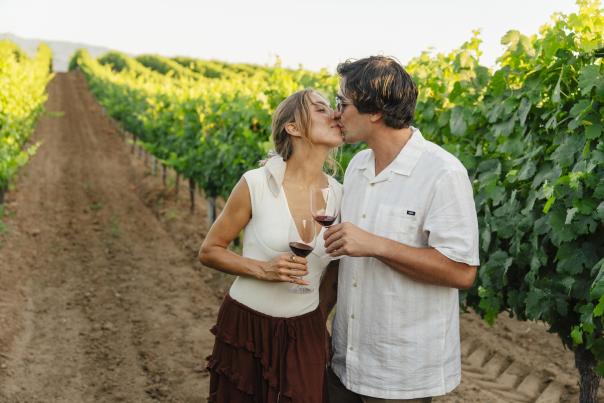 Couple in Vineyards