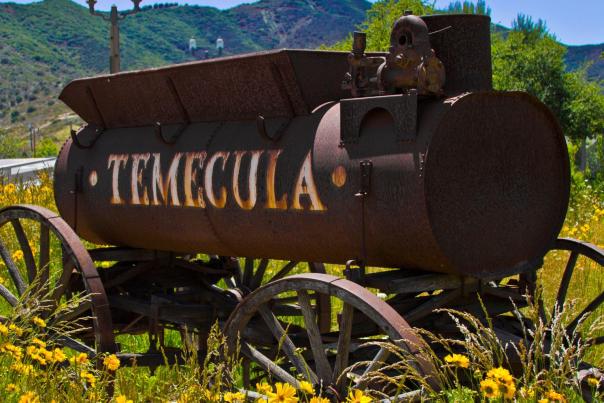 Old Town Temecula in Spring blooms