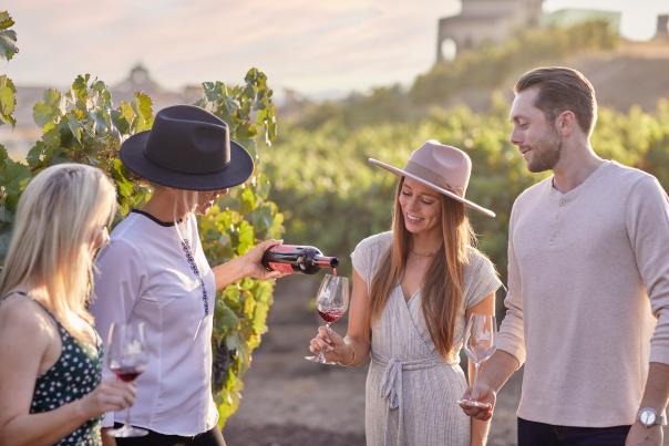 Wine Tasting, Europa Village, Temecula Valley