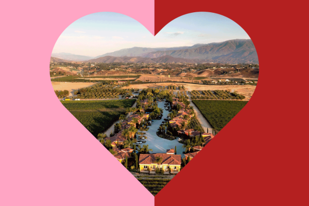 Carter Estate Winery and Resort, aerial view