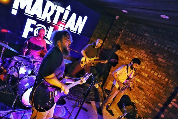 Martian Folk on the stage