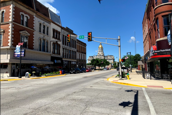 Downtown intersection