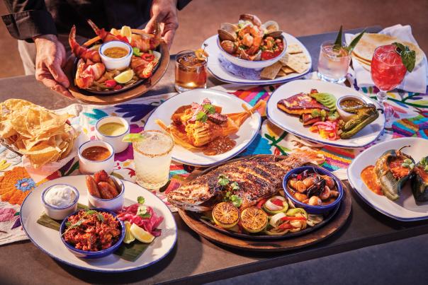 Table of Ninfa's dishes