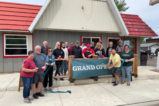Hollow Tree Ribbon Cutting