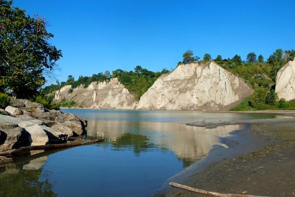 Bluffers Park at the Scarborough Bluffs