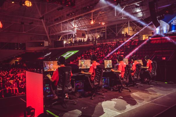 Esports Competitors at Play