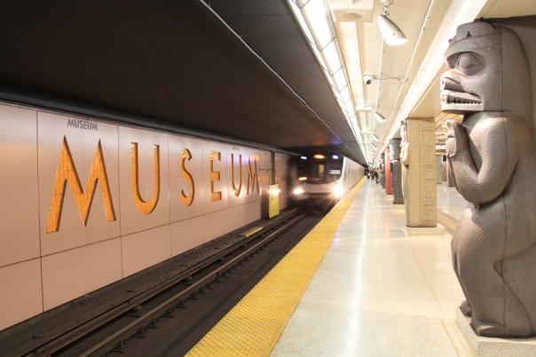 Toronto Subway Font at Museum Station