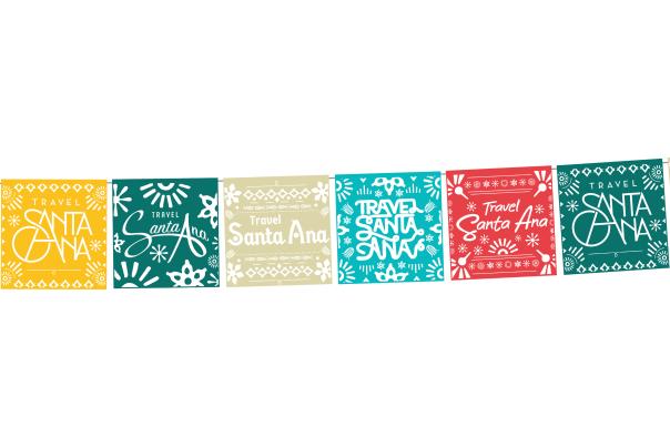 Travel Santa Ana signature papel picado
