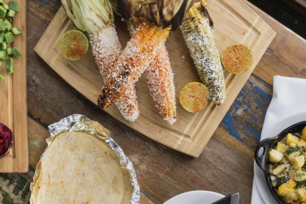 elotes grilled corn