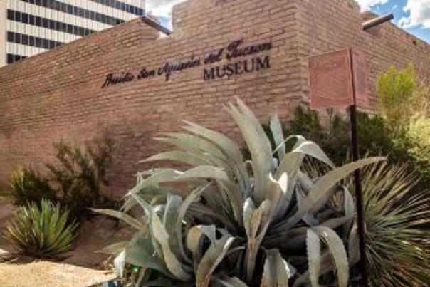Presidio San Agustín del Tucson Museum outside street level