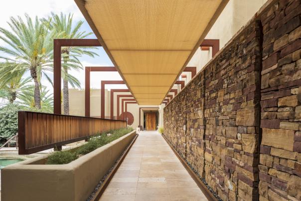 Miraval spa landscaping