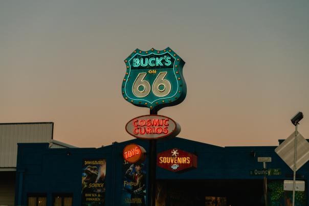 Buck Atoms Neon Sign