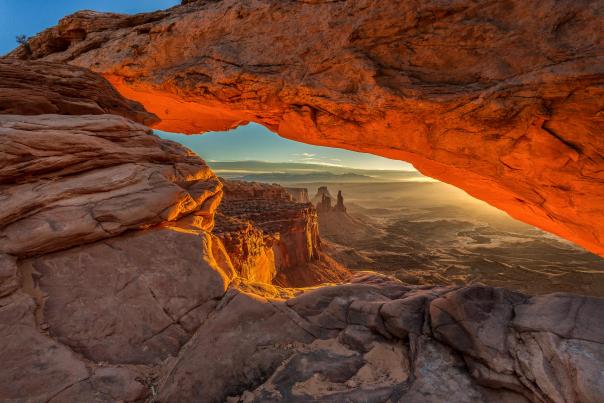 Mesa Arch at Canyonlands National Park at sunrise