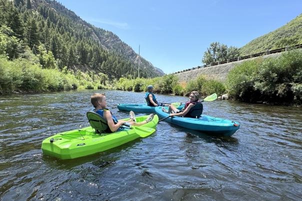Kayaking Provo River
