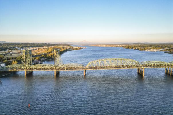 I5 Bridge and Looking East