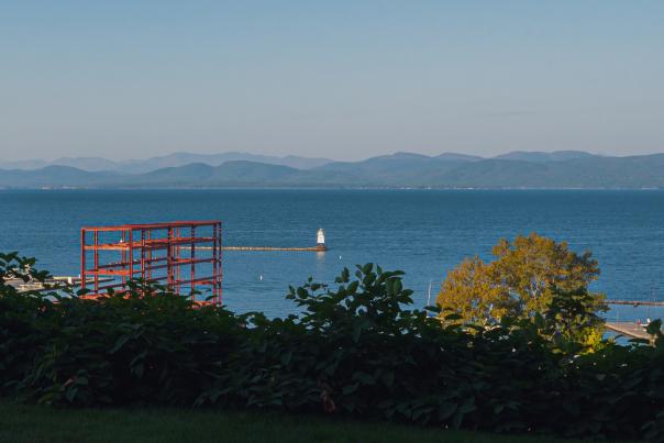 Moran Frame with Lake Champlain