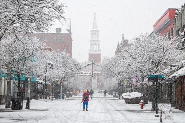 Church Street in the Snow