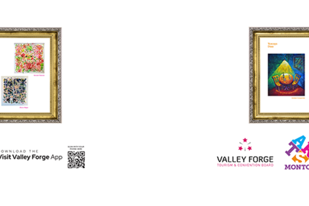 The featured art on display at the new King of Prussia Mall Art Wall