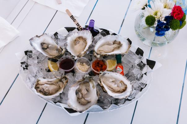 Oysters at Hope & Glory Inn