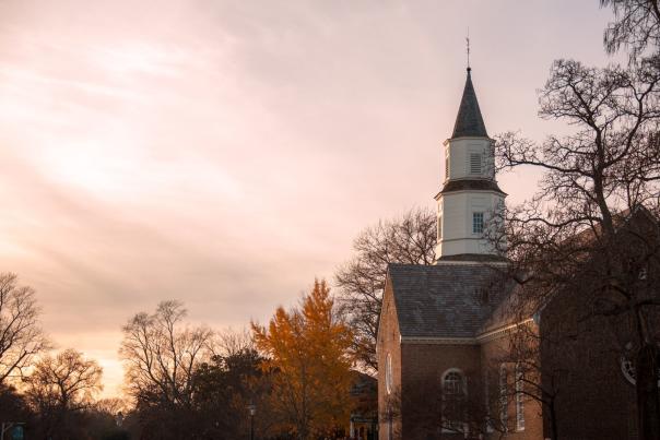 Bruton Parish Church in Colonial Williamsburg