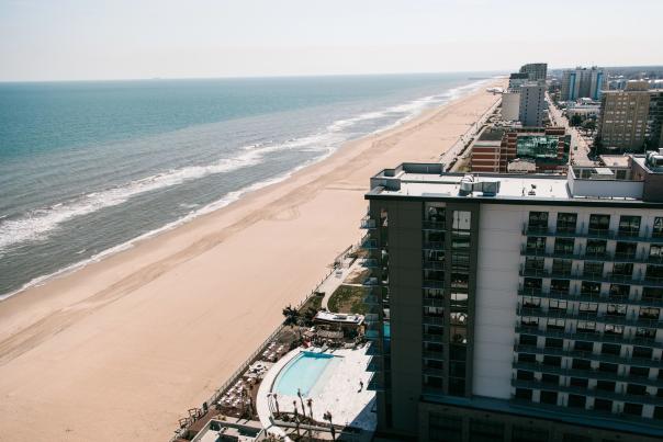 View from O'Rions Roof Virginia Beach