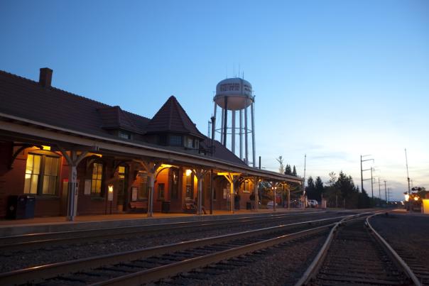 Manassas train station.