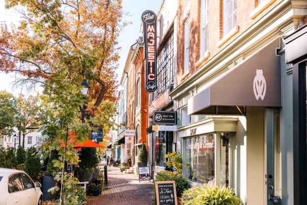 Old Town Alexandria in Fall: King Street