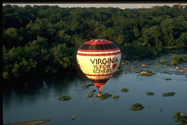 richmond skyline vintage virginia is for lovers hot air balloon