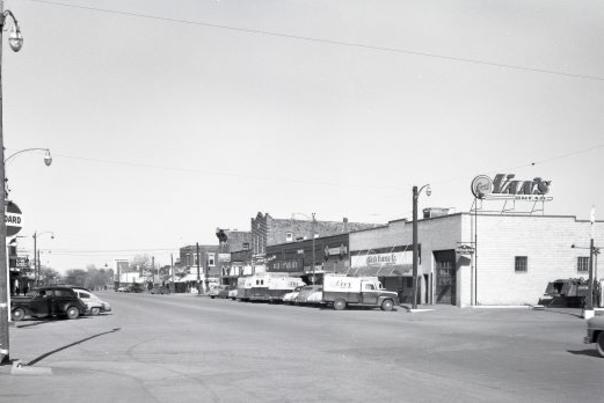 second and broadway in Edmond, OK in 1926