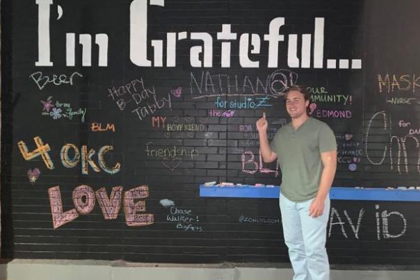 I'm Grateful wall